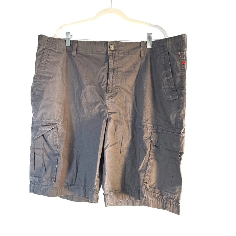 Apt. 9 Men’s Cargo Shorts Gray Flat Front Size 42